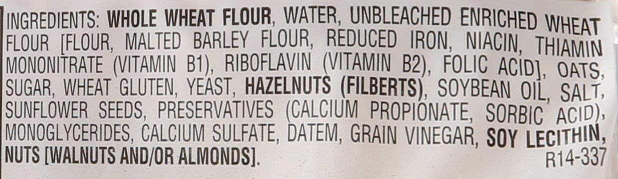 Arnold Whole Grains Oatnut Sliced Bread, 24 Oz - 2 Loaves