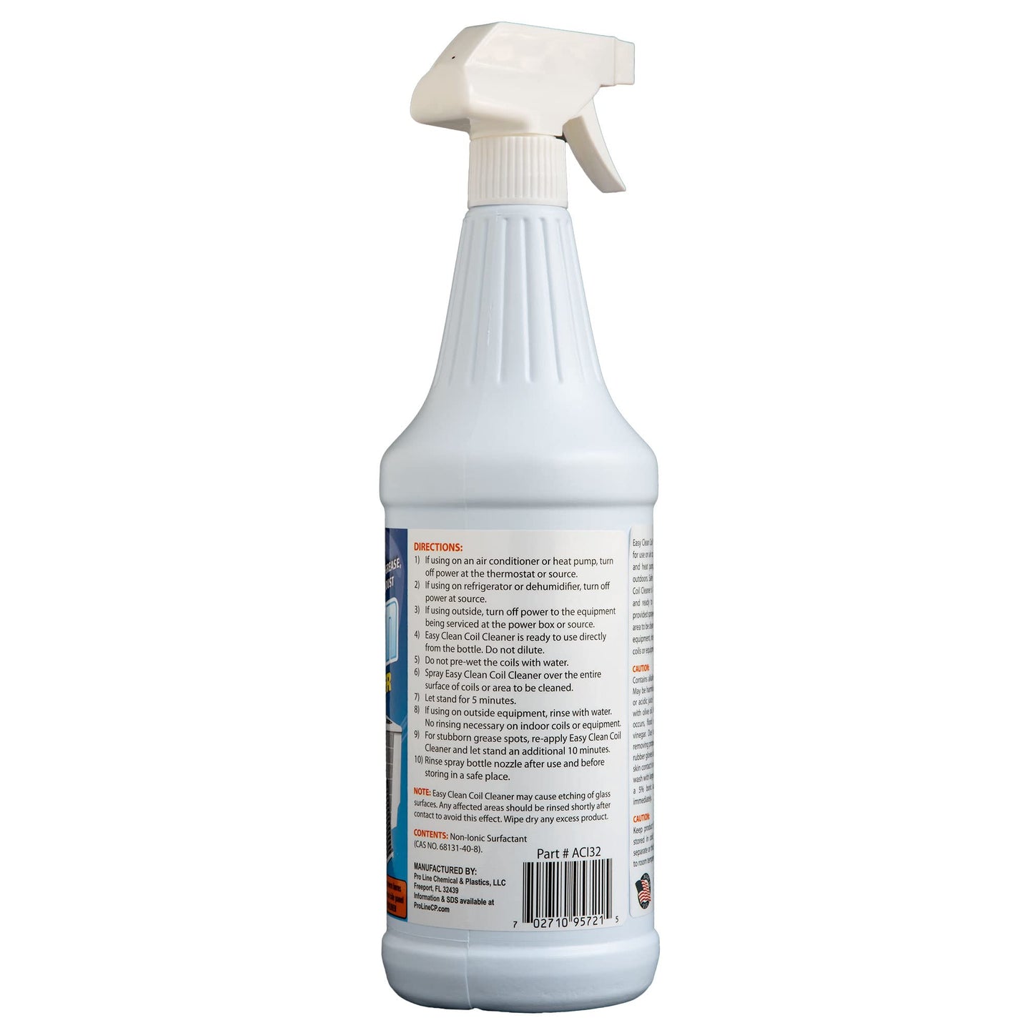 HI TEC Laboratories S95-721 Air Conditioner Coil Cleaner, 32-Ounce
