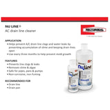 NuLine HVAC Condensate Nu-Line Drain Cleaner, 8 ounce (Pack of 6)