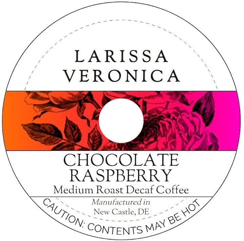 Chocolate Raspberry Medium Roast Decaf Coffee (Single Serve K-Cup Pods) (Gourmet, Naturally Flavored, Whole Coffee Beans) (12 pods, ZIN: 572073) - 3