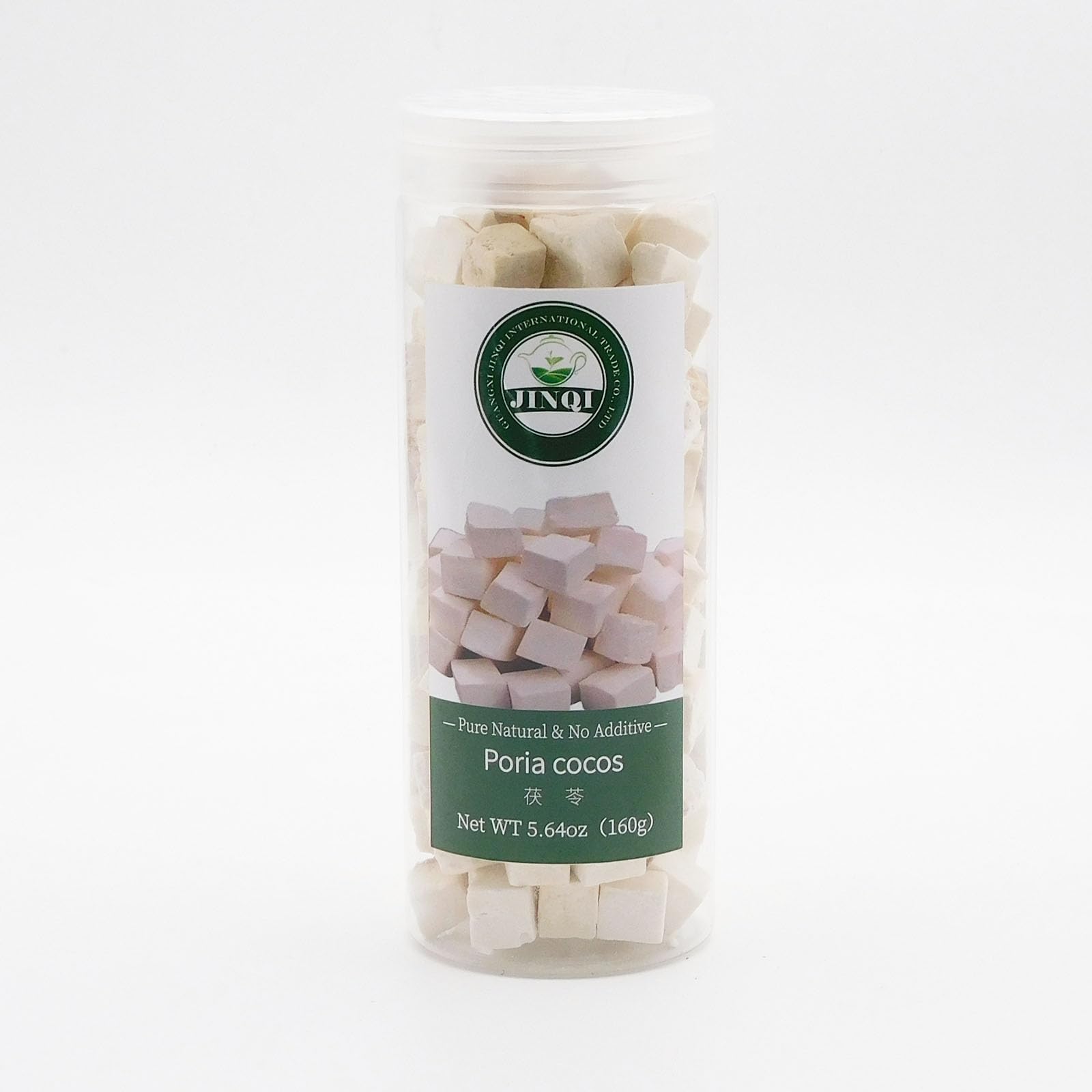 JINQI Dried Poria Cocos Fu Ling ?? ??? ?? 11.28oz/320g (5.64oz/160g*2) Poria Tea White Poria, Holiday Gifts, Tea Gifts, Can be Make Water/Make Soup