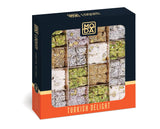 Harem Love Series Mixed Turkish Delight - 16 pcs, 16 oz (454g) Gourmet Turkish Delights Candy Assortment (Lokum) - Pistachio, Fruit & Double Layer