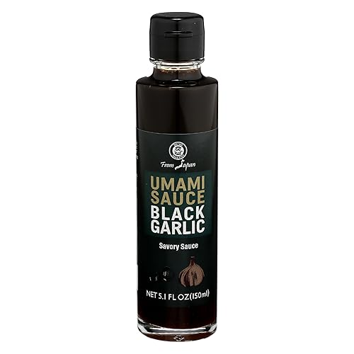 Muso From Japan - Black Garlic Umami Sauce - Rich Flavor, Vegan and Gluten-Free - 5.1 Oz