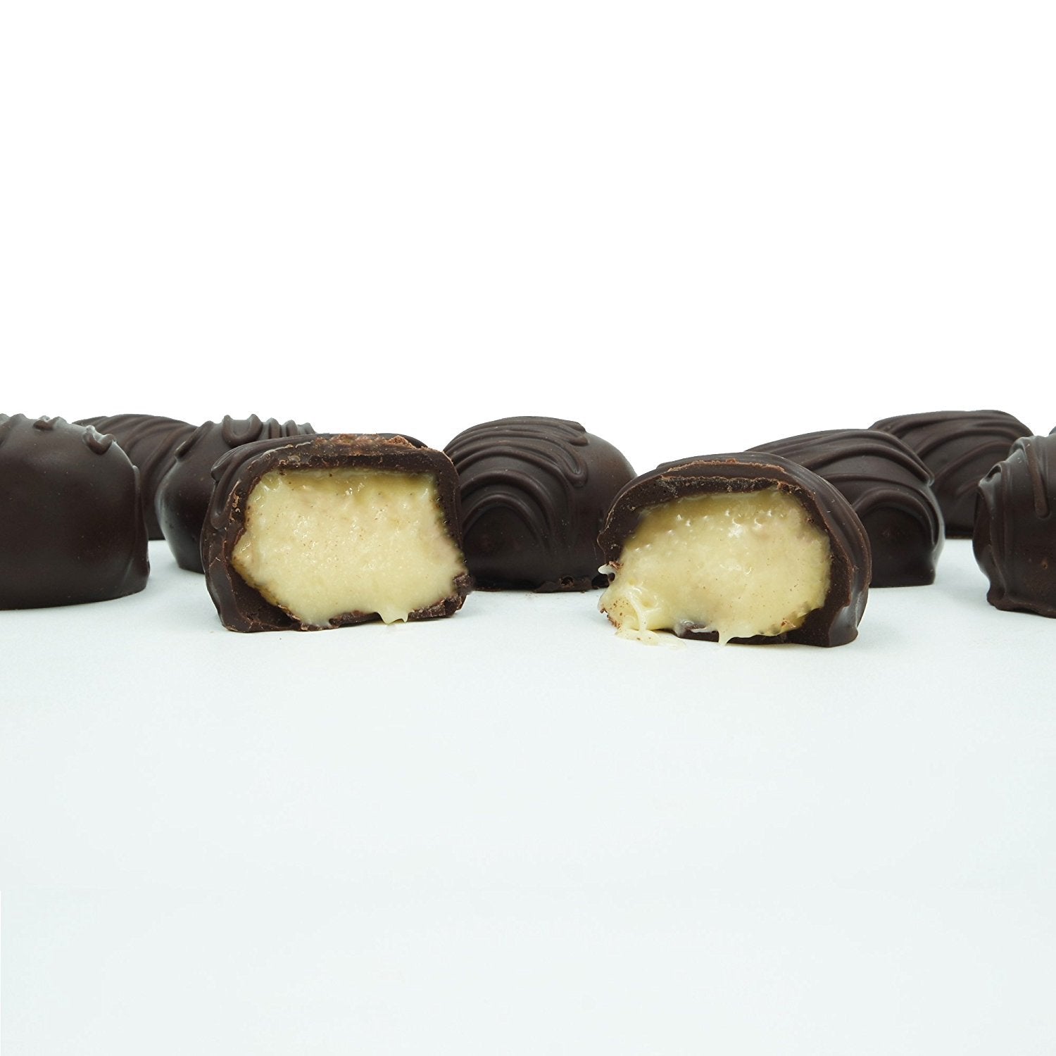 Philadelphia Candies Homemade Butter Creams, Dark Chocolate 1 Pound Gift Box