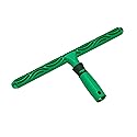Unger Commercial 18" Ergonomic T-Bar Window Washer Handle, Case of 10 - Two-Component Grip with Water Wells for Enhanced Control and Water Retention