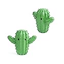 Kikkerland Set of Two Reusable Dyer Buddies for Laundry - Fabric Softener Dryer Balls - Control Static, Remove Wrinkles, Dry Clothes Faster, Cactus