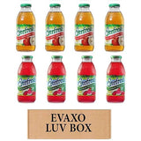 LUV BOX- variety Everfresh Juice 16 oz. pack of 8, Everfresh 100% Apple Juice, Everfresh 100% Juice - Strawberry Watermelo. by evaxo