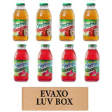 LUV BOX- variety Everfresh Juice 16 oz. pack of 8, Everfresh 100% Apple Juice, Everfresh 100% Juice - Strawberry Watermelo. by evaxo