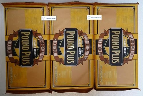 Trader Joe’s Pound Plus Milk Chocolate Bar 17.6oz 500g (Three Bags)