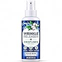 Wrinkle Releaser + Crisp Linen Fabric Spray, Removes Wrinkles, Refreshes Fabrics, 3 Fl Oz
