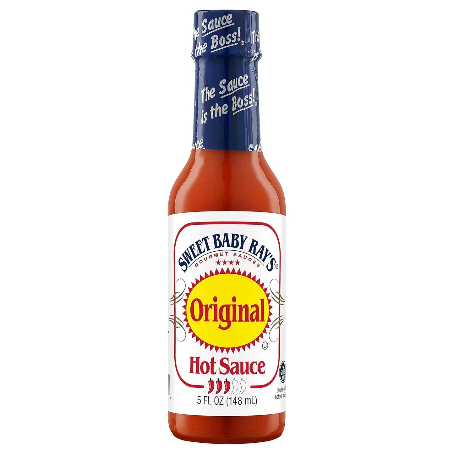 Sweet Baby Ray's Hot Sauce for Wings, Tacos and Everyday Flavor, Original Hot Sauce, Cayenne Pepper Sauce, 5 Fluid Ounce (Pack of 1)