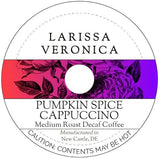 Pumpkin Spice Cappuccino Medium Roast Decaf Coffee (Single Serve K-Cup Pods) (Gourmet, Naturally Flavored, Whole Coffee Beans) (12 pods, ZIN: 578153)