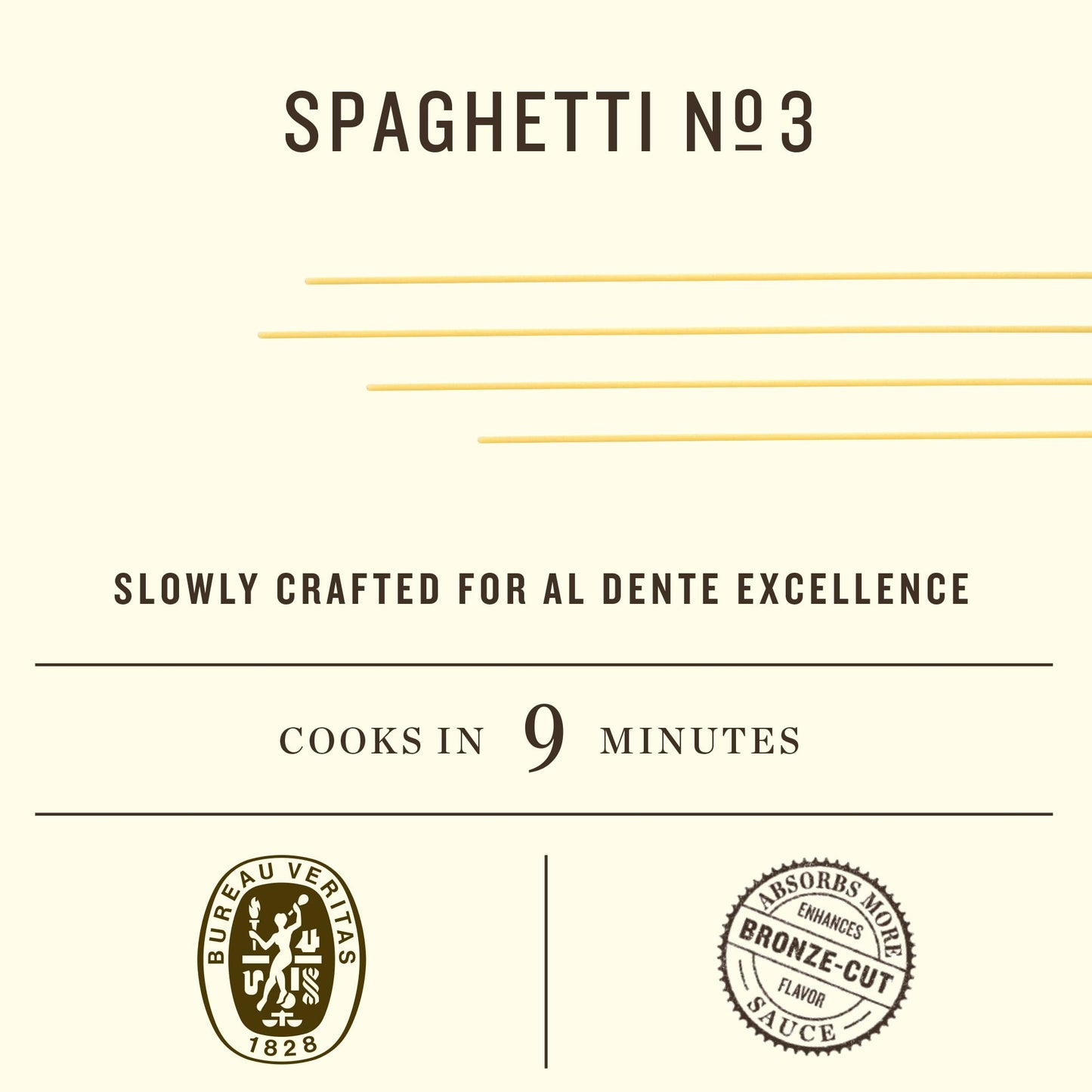 Rummo Spaghetti Pasta N.3 - Spaghetti Pasta Noodles, Durum Wheat Pasta, Thin Spaghetti Noodles, Italian Pasta, Dry Pasta - 16 Ounce (Pack of 1)