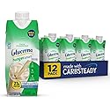 Glucerna Hunger Smart Meal Sized Diabetes Care Shake, Classic Vanilla, Diabetic Meal Replacement to Support Blood Sugar Management, 23g Protein, 250