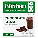 Nutmeg State Nutrition - High Protein Shake Mix, 15g Protein, 100 Calories, 4g Sugar, Low Fat, Keto Friendly, 7 Packets Per Box (1 Box, Chocolate)