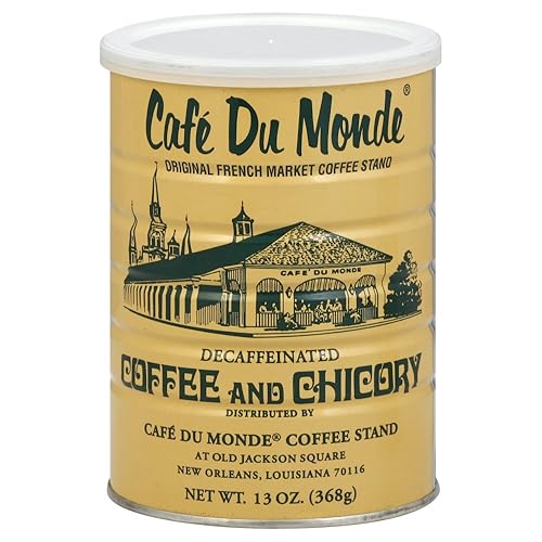 Cafe Du Monde Coffee Decaf And Chicory, 13 Ounce (Pack of 3)