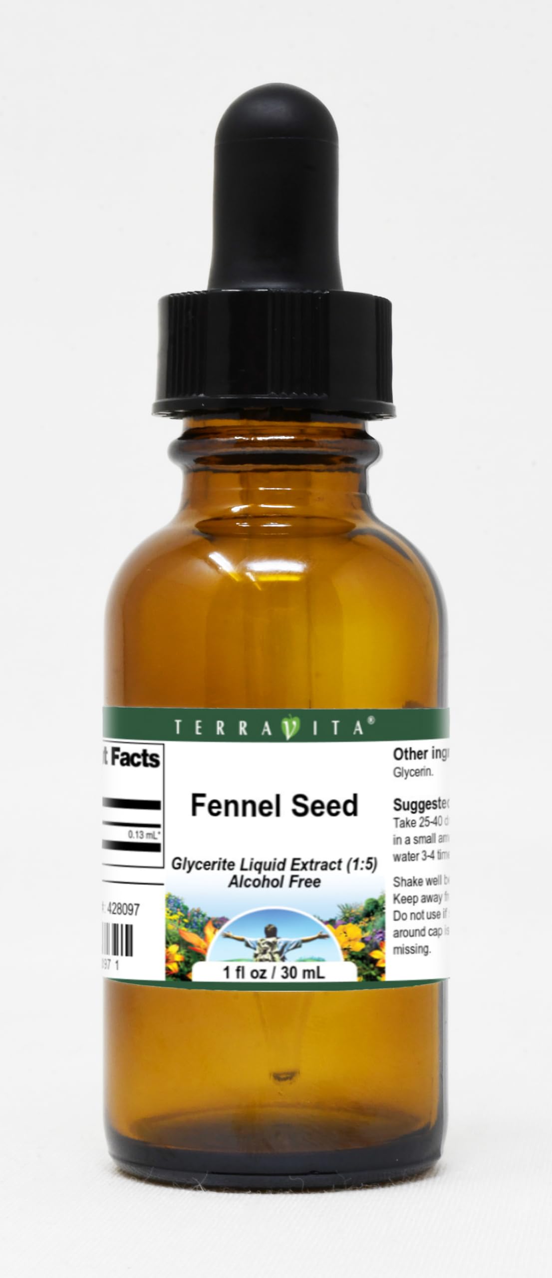 Fennel Seed - Glycerite Liquid Extract (1:5) - No Flavor (1 fl oz, ZIN: 428097) - 2 Pack