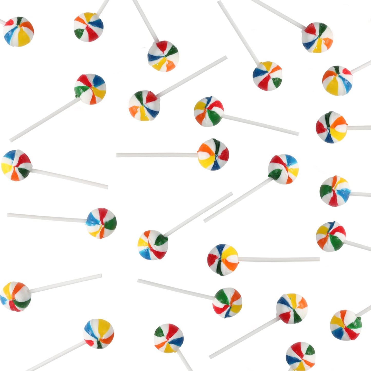 Swirleey Rainbow Lollipops - 5 Pounds - Bulk Lollipops - Individually Wrapped Round Hard Candy Suckers for Kids, Classrooms, Party Favors, Goodie