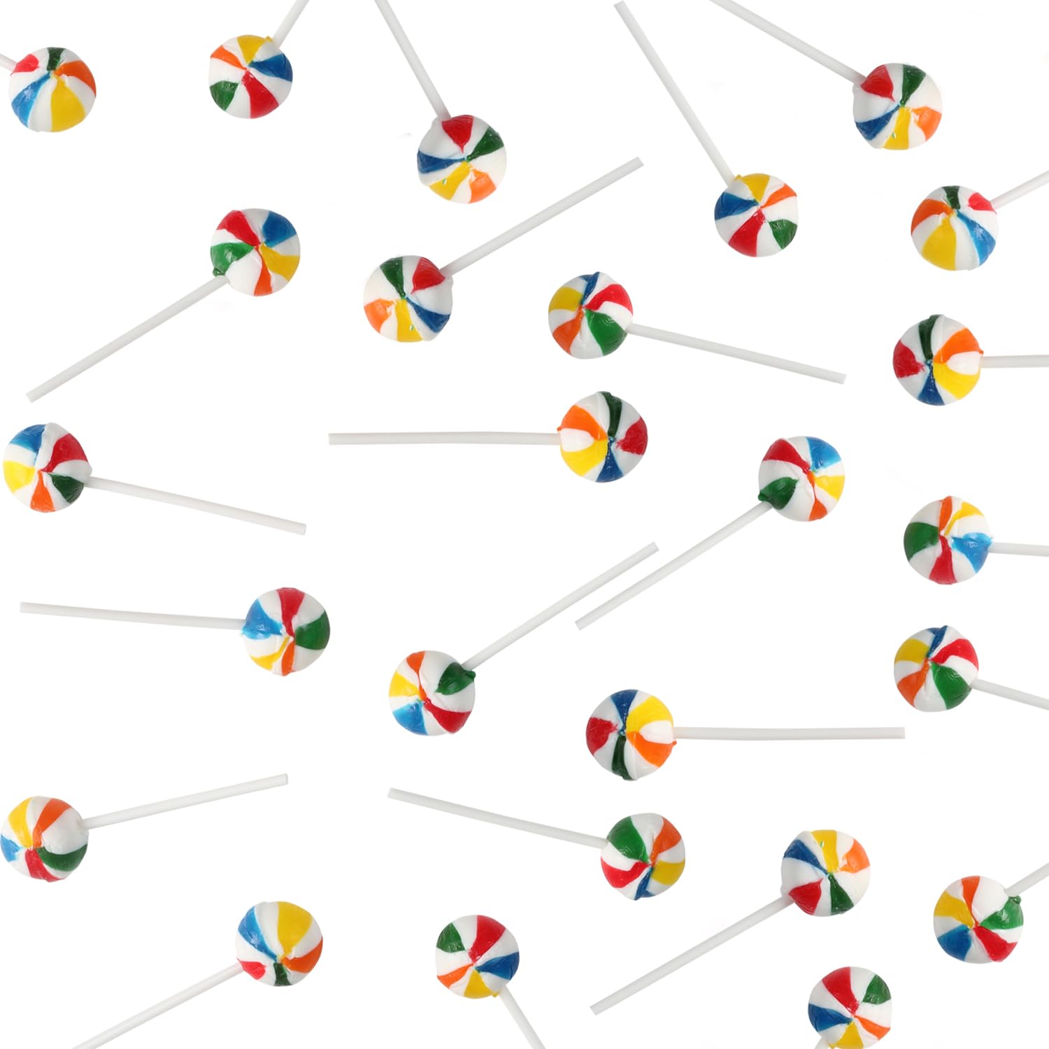 Swirleey Rainbow Lollipops - 5 Pounds - Bulk Lollipops - Individually Wrapped Round Hard Candy Suckers for Kids, Classrooms, Party Favors, Goodie