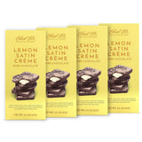 Ethel M Chocolates Dark Lemon Satin Bar, 4-Pack (85g each)
