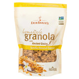 Erin Baker’s Homestyle Vanilla Almond Quinoa Granola with Ancient Grains - Made from Natural Ingredients, Crunchy, Versatile Snack or Cereal - Vegan