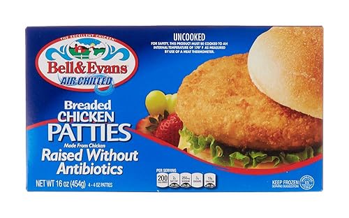 Bell & Evans Breaded Chicken Patty, 16 OZ