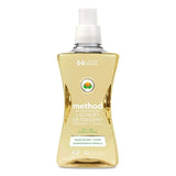 Method 01491 4X Concentrated Laundry Detergent Free & Clear 53.5 oz Bottle 4/Carton