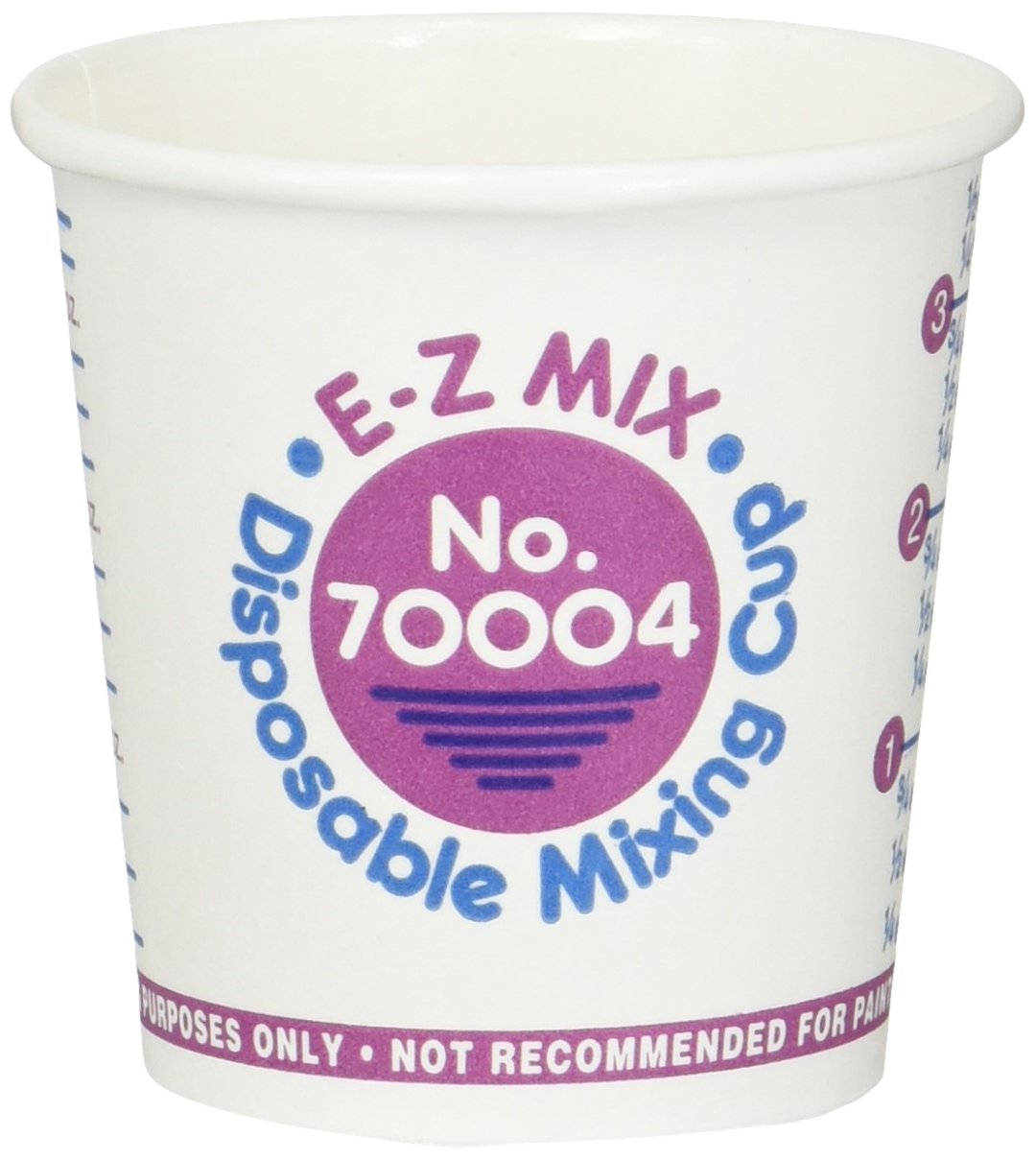 E-Z Mix EZX70004 Disposable Paper Mixing Cup (s - 1/4 Pint Cups 400), White