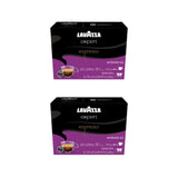 Lavazza Expert Espresso Intenso Double Shot Capsules, Dark Roast, Arabica and Robusta Blend, Compatible with Lavazza Classy Machines (72 Capsules)