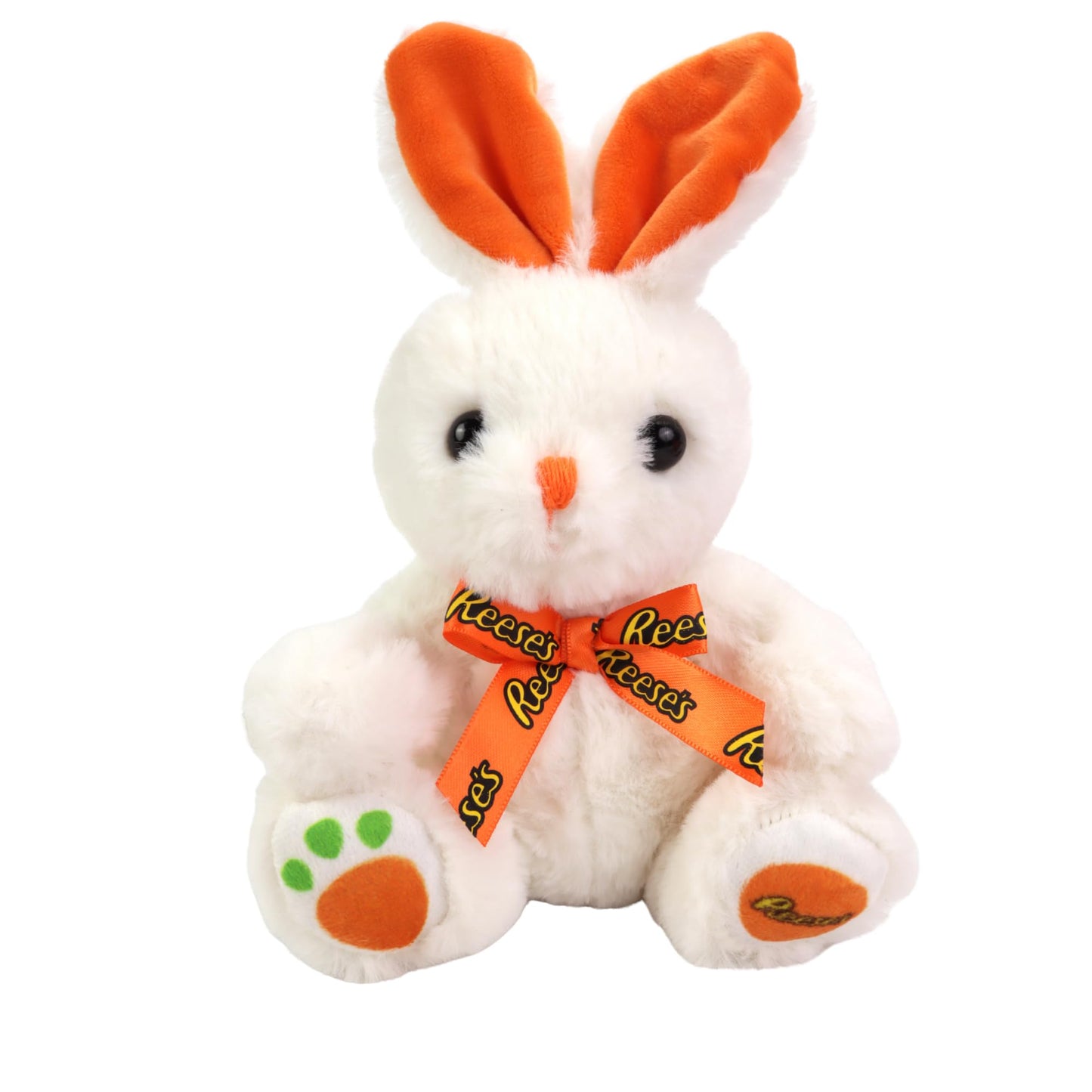 Reese's Peanut Butter Cups and Easter Bunny Plush, Includes 3 Milk Chocolate Candies, Basket Stuffer Treats, 0.93 Ounces