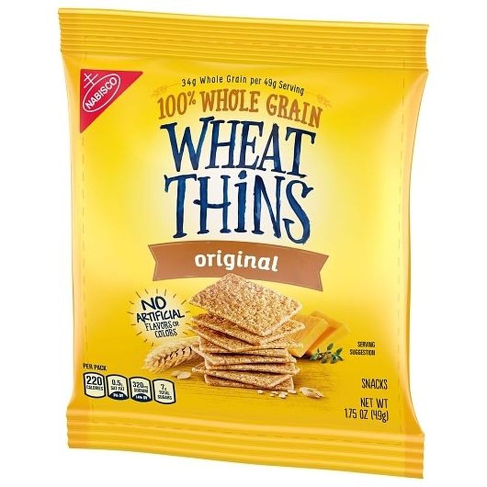 Wheat Thins Cracker - 1.75 oz. bag, 72 per case