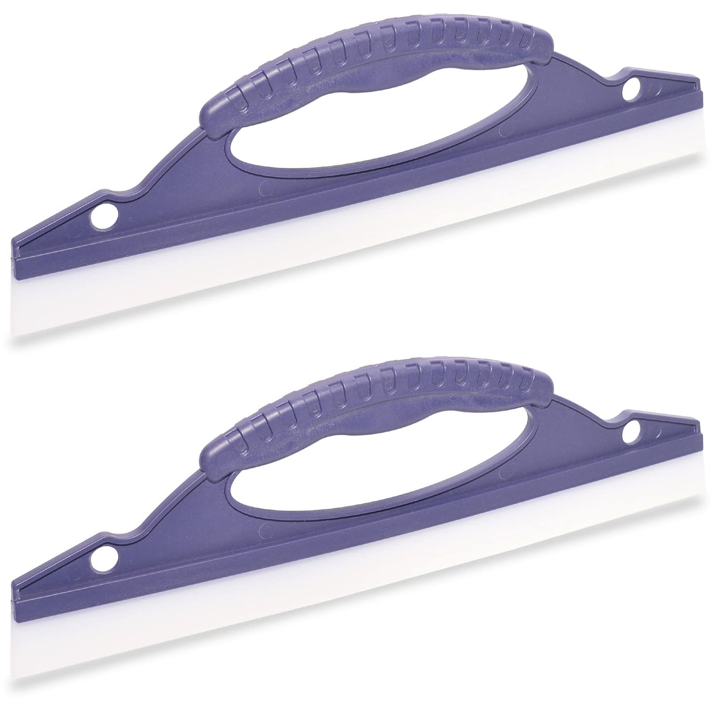 AHCHAY Window Squeegee Washing Water Blade for Bathroom, Car, Glass, Shower Mirror Cleaning, 2 Packs