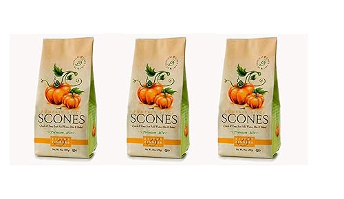 Sticky Fingers Bakeries Scone Mix, Pumpkin Spice, 15-Ounce (Pack of 3)