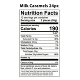 Vermont Nut Free Chocolates Boxed Chocolate Caramels (Milk Chocolate) 24-Piece, Nut-Free, Egg-Free, Kosher
