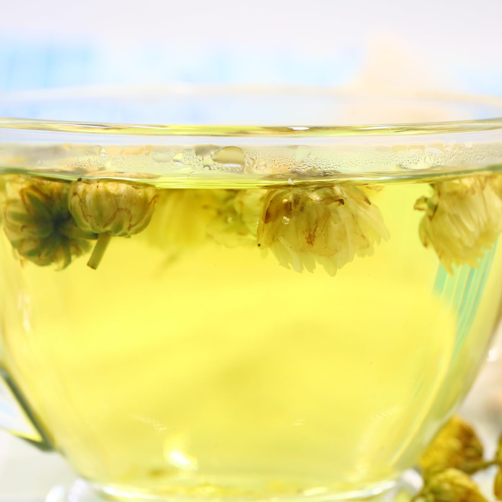 FullChea - Top Grade Chinese Chrysanthemum Tea - 3.52oz/100g - Premium Natural Dried Chrysanthemum Flower - Tai Ju Herbal Tea Loose Leaf - Non-GMO