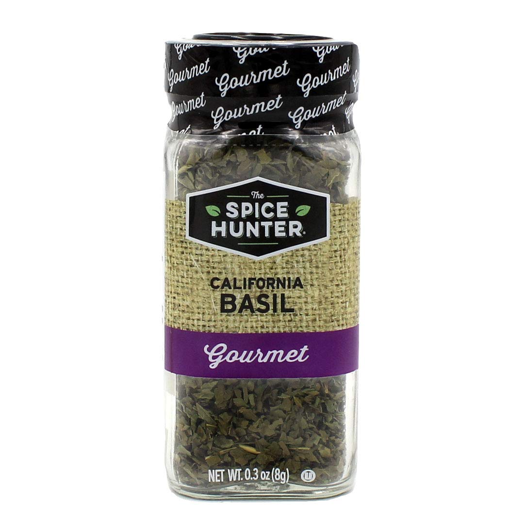 The Spice Hunter California Basil, Leaves, 0.3 Ounce (Pack of 48)