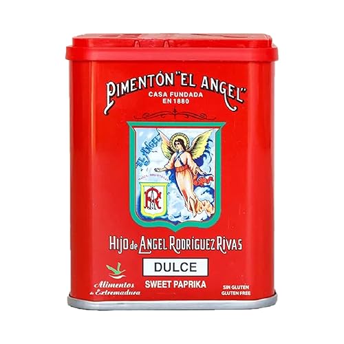 Spanish Smoked Sweet Paprika. El Angel brand since 1880. 1 Tin