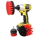 DRILL BRUSH 360 Original Attachments 3 Pack kit - Cleaner Scrubbing Brushes for Bathroom Surface, Grout, Tub,Tile, Shower, Kitchen, Auto