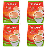 4 Pack BOH Original 3 in 1 Instant Tea Mix Imported from Malaysia (4 x 30 Sachets)