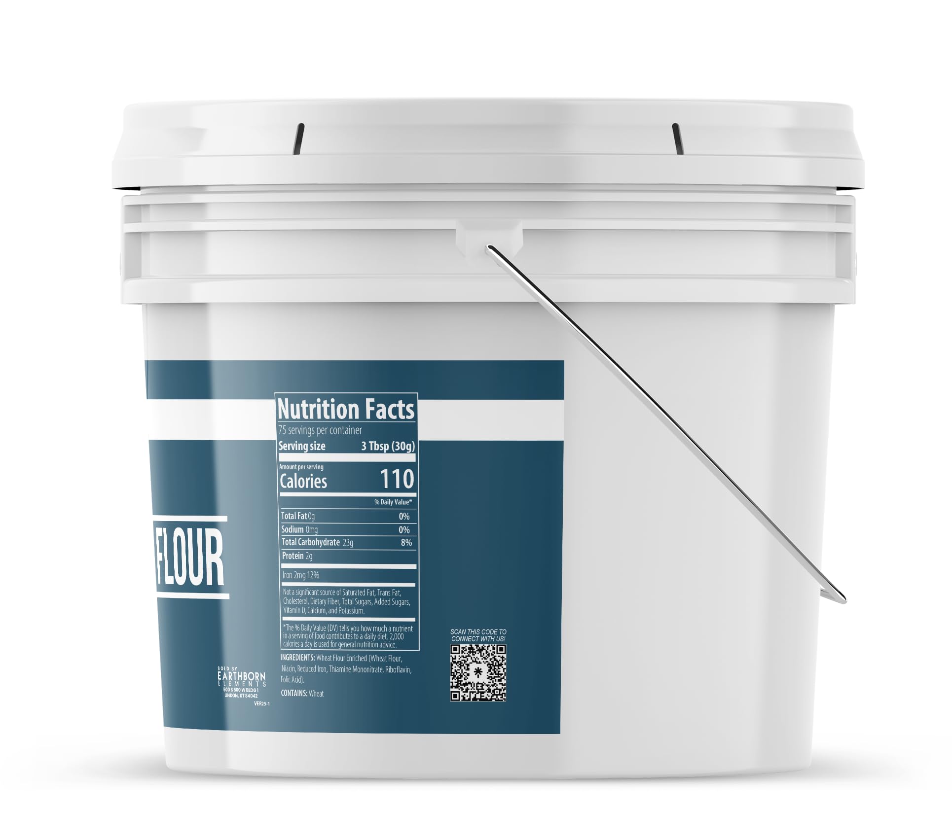 Earthborn Elements Pastry Flour 5 Pound Bucket, Baking, Always Pure