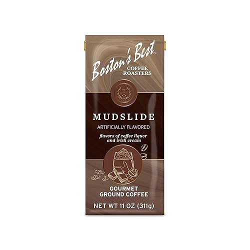 Boston’s Best - Mud Slide Flavored Delicious Gourmet, Premium Ground Coffee, 11 oz. / 311g Bag