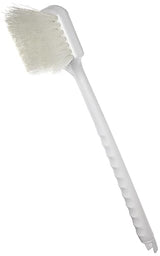 Weiler 44418 20" Length, Plastic Block, White Nylon Fill, Utility Scrub Brush, Natural