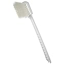 Weiler 44418 20" Length, Plastic Block, White Nylon Fill, Utility Scrub Brush, Natural