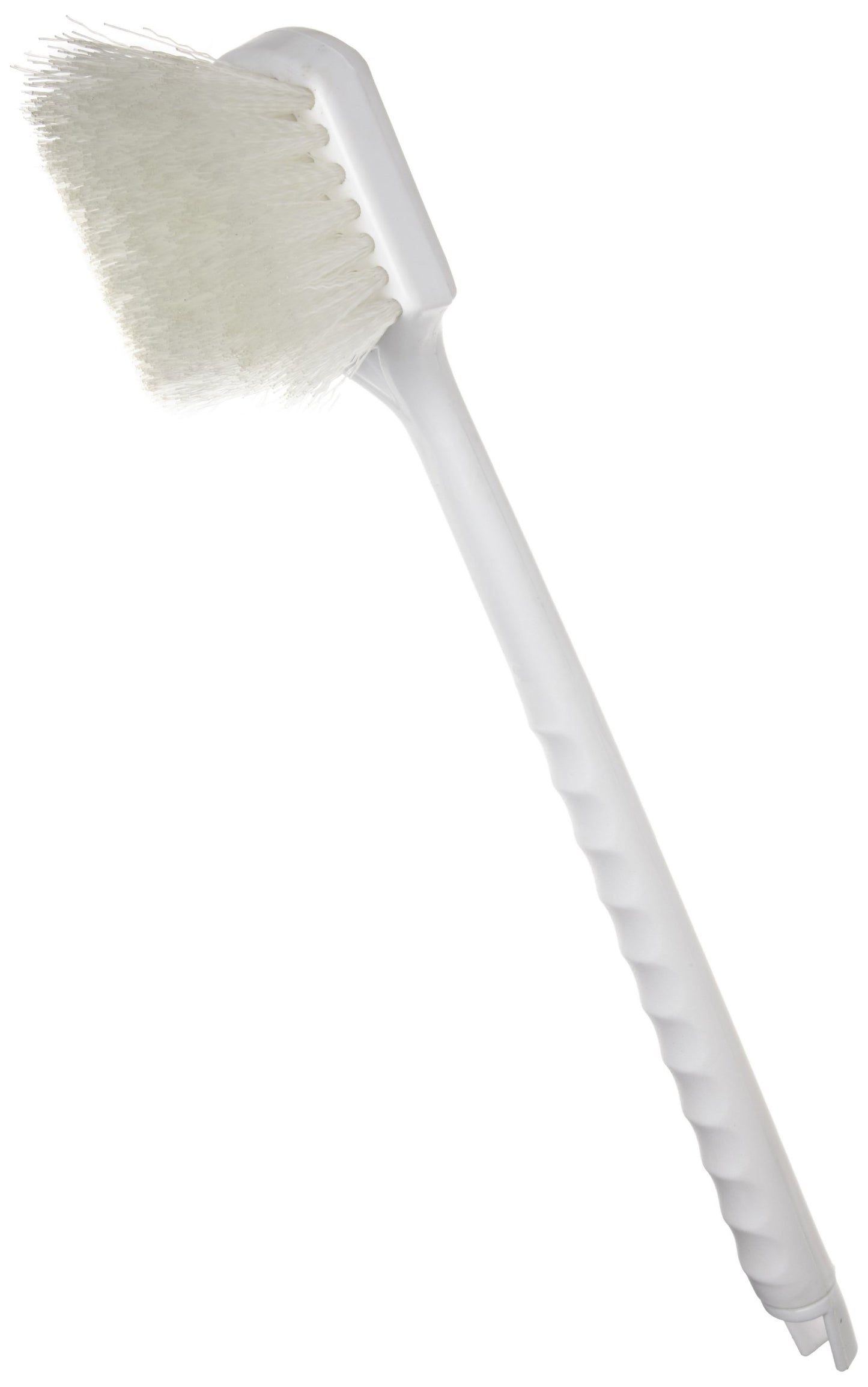 Weiler 44418 20" Length, Plastic Block, White Nylon Fill, Utility Scrub Brush, Natural