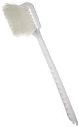 Weiler 44418 20" Length, Plastic Block, White Nylon Fill, Utility Scrub Brush, Natural
