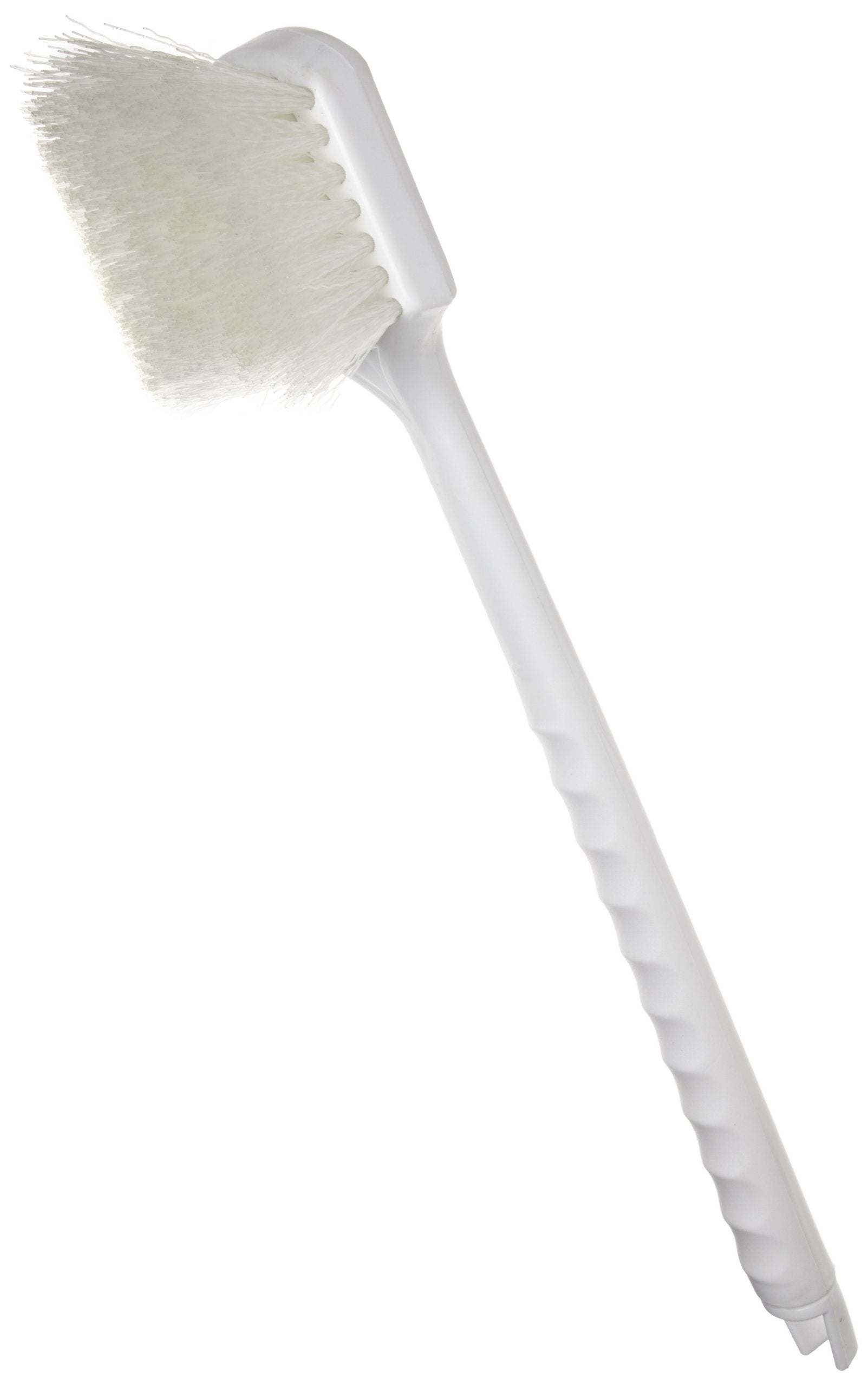 Weiler 44418 20" Length, Plastic Block, White Nylon Fill, Utility Scrub Brush, Natural