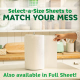 Select-A-Size Paper Towels, 8 Double Plus Rolls = 20 Regular Rolls, White