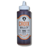 Croix Valley Spicy Bourbon BBQ Sauce - 3 Pack (11 oz Plastic Bottles) - Rich Bourbon Warmth with Bold Heat - Gluten-Free, No MSG, No High Fructose