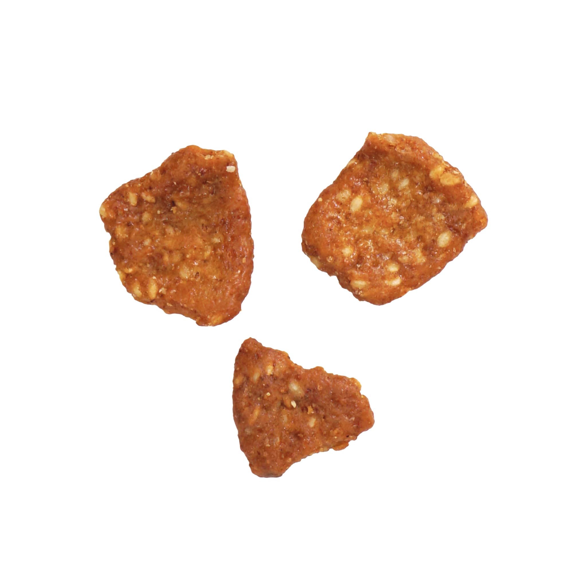 Honey Roasted Mini Sesame Chips, 2 Pound Bulk Bag, Hampton Distribution