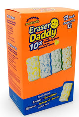 Scrub Daddy - Eraser Daddy with Scrubbing Gems Dual-Sided Scrubber and Eraser, Lasts 10x Longer Than Ordinary Melamine Erasers, Water Activated